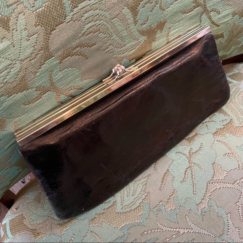 Hobo Black leather Clutch